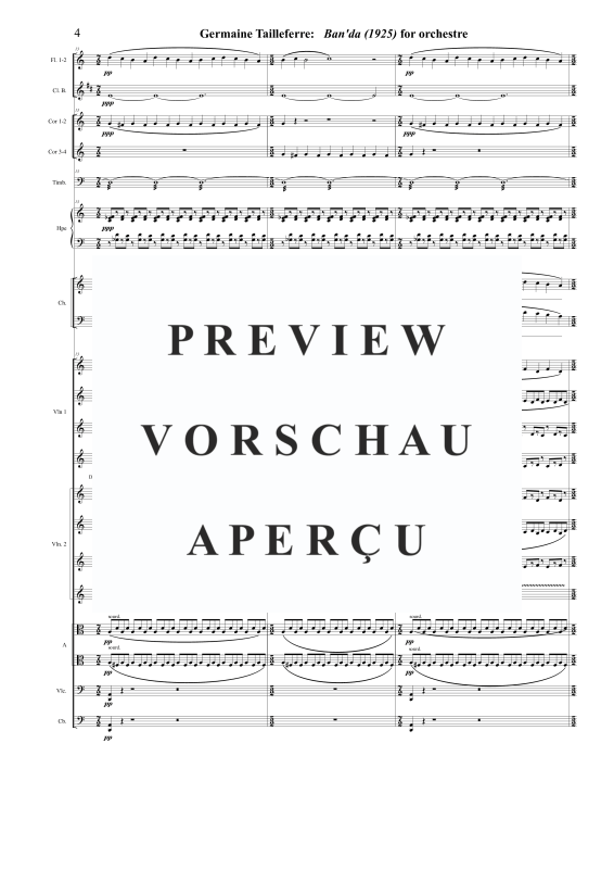Produktgalerie: Seite 5 von 10 Banda, soprano, mixed chorus and orchestra, Sopran Solo, Gemischter Chor und Orchester