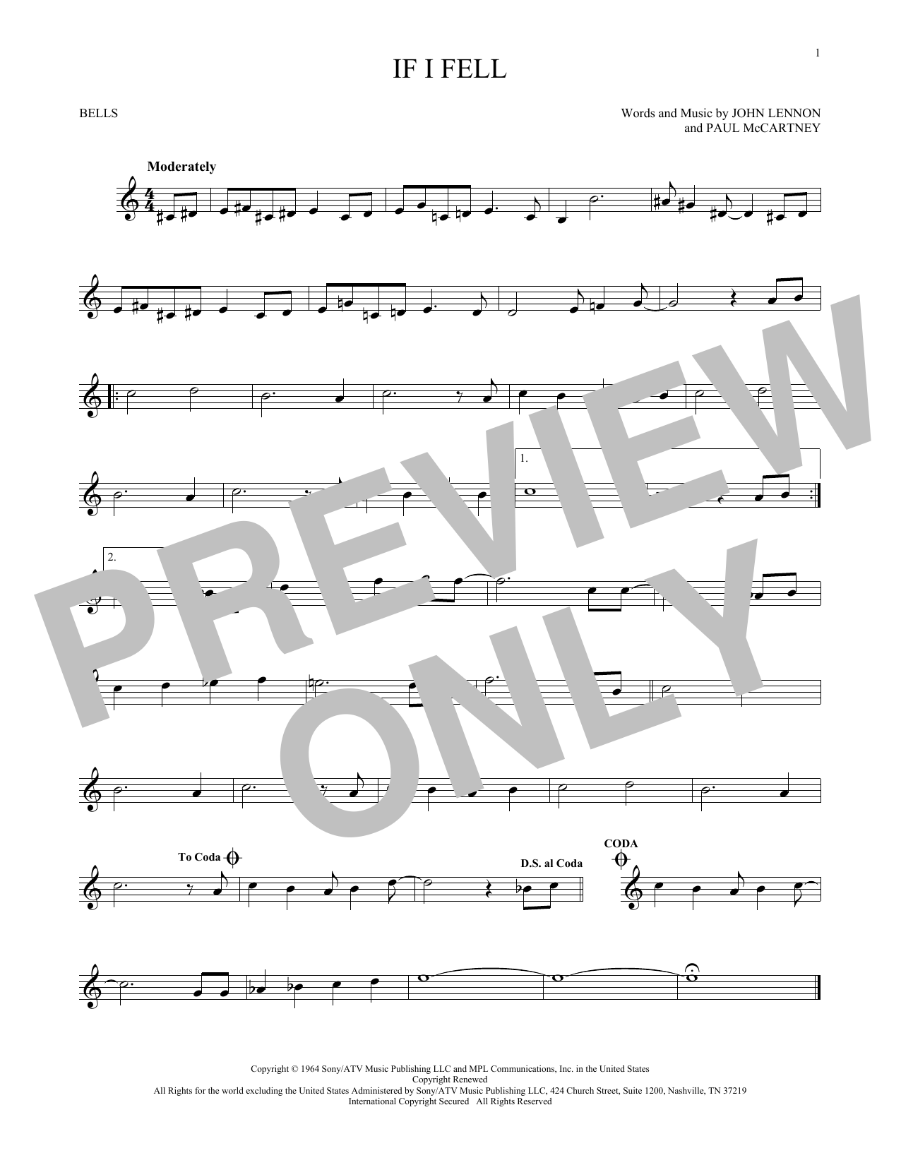 Produktbild zu:  If I Fell - The Beatles