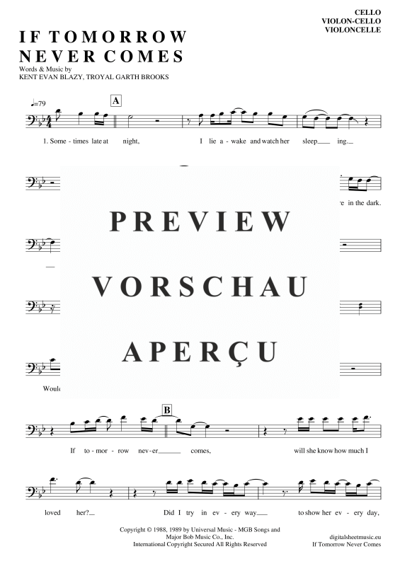 Produktgalerie: Seite 2 von 4 If Tomorrow Never Comes, Keatin, Ronan, (Violoncello)