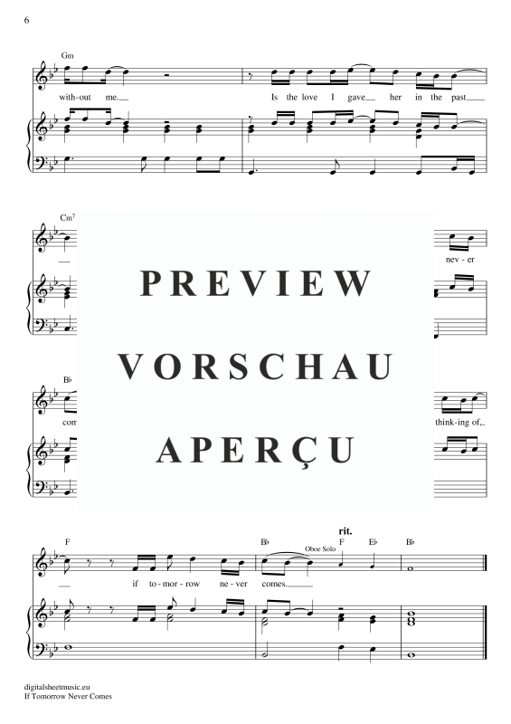 gallery: If Tomorrow Never Comes , Keatin, Ronan, Piano and Voice