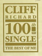 cover: The Best Of Me, Cliff Richard