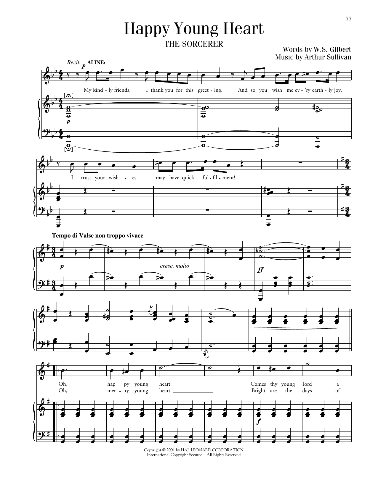 Produktbild zu: Happy Young Heart (from The Sorcerer)