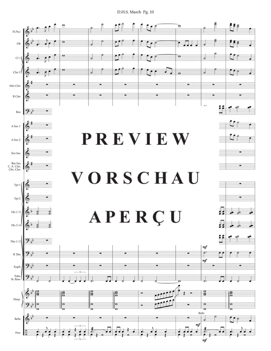 Product gallery: Page 11 of 21 D.H.S. Marsch , , (Concert Band)