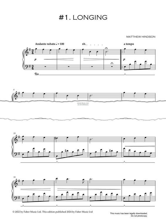 Produktgalerie: Seite 1 von 1 #1. Longing, Matthew Hindson, Klavier