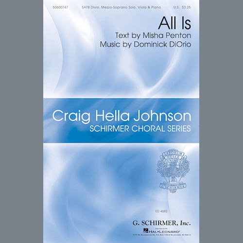 cover: All Is, Dominick DiOrio, Chor