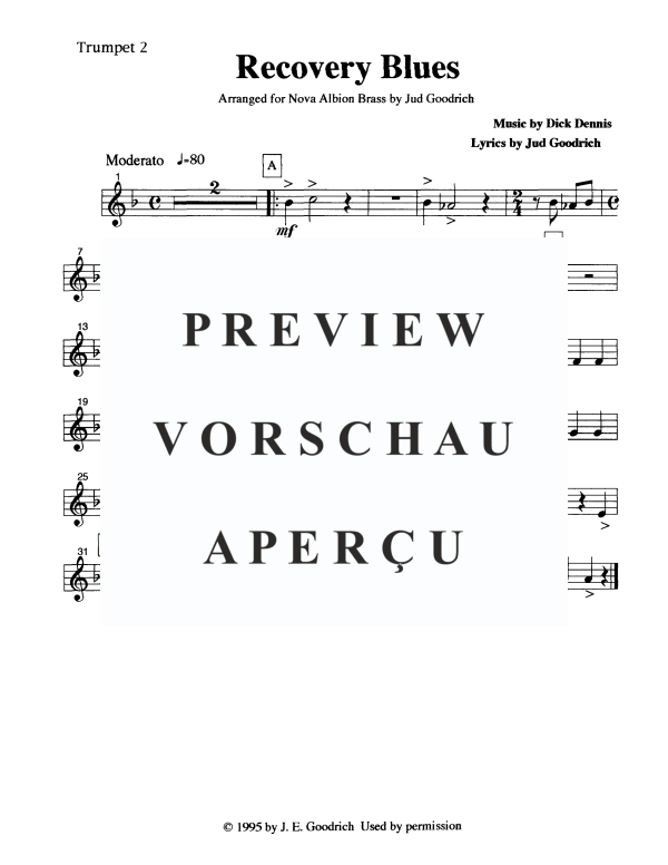 Produktgalerie: Seite 8 von 11 Recovery Blues, , Blechbläser Quintett