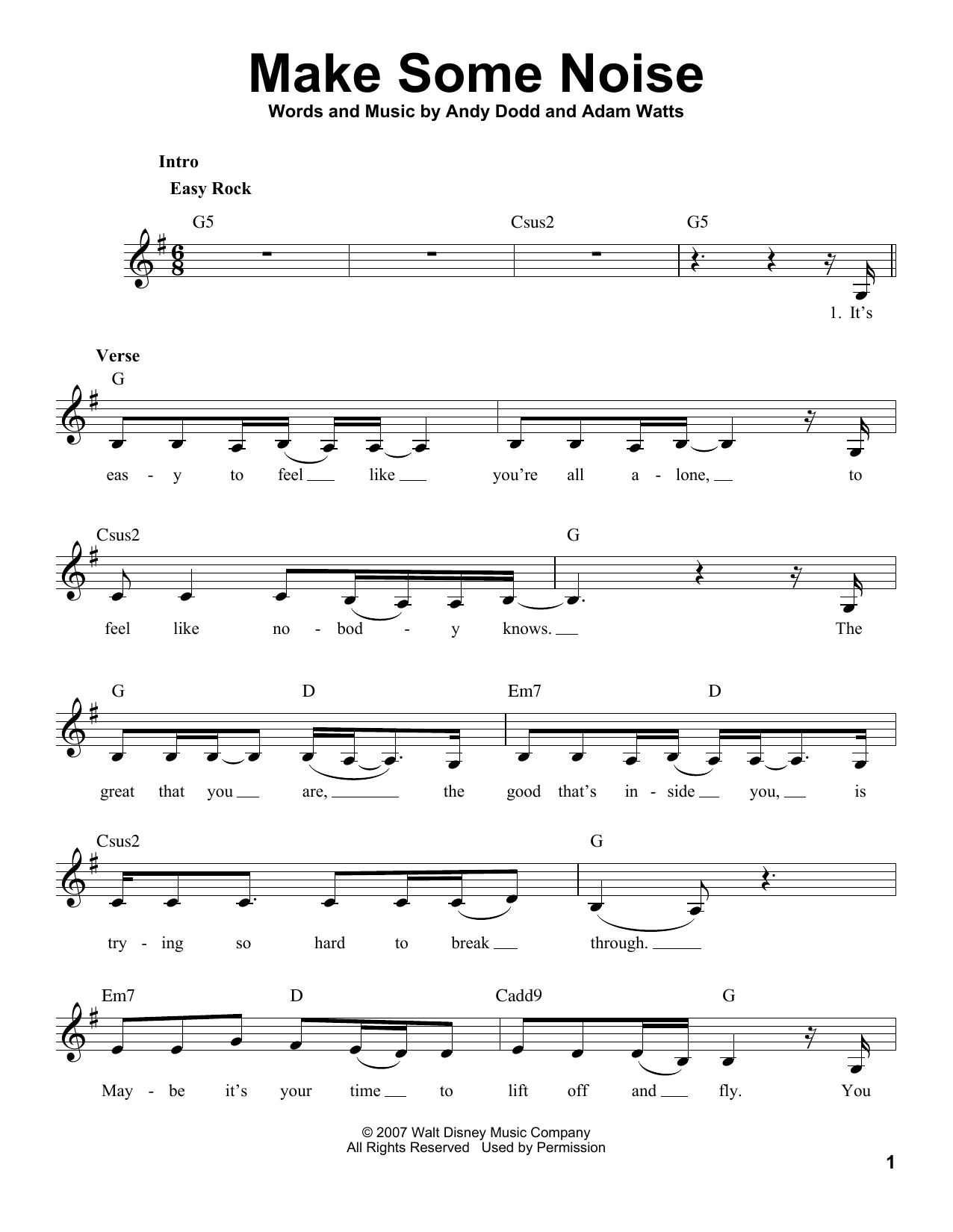 Product picture to:  Make Some Noise - Hannah Montana