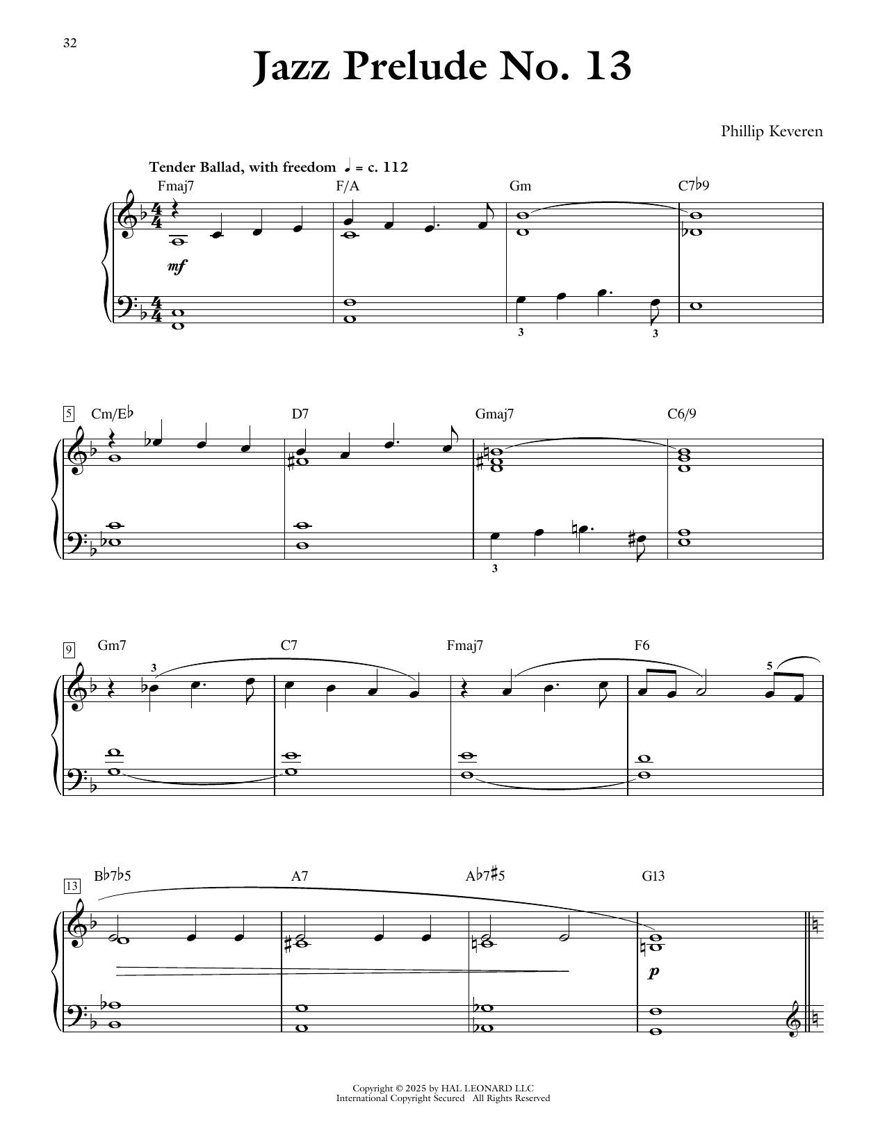 Produktgalerie: Seite 1 von 1 Jazz Prelude No. 13, Phillip Keveren, Klavier