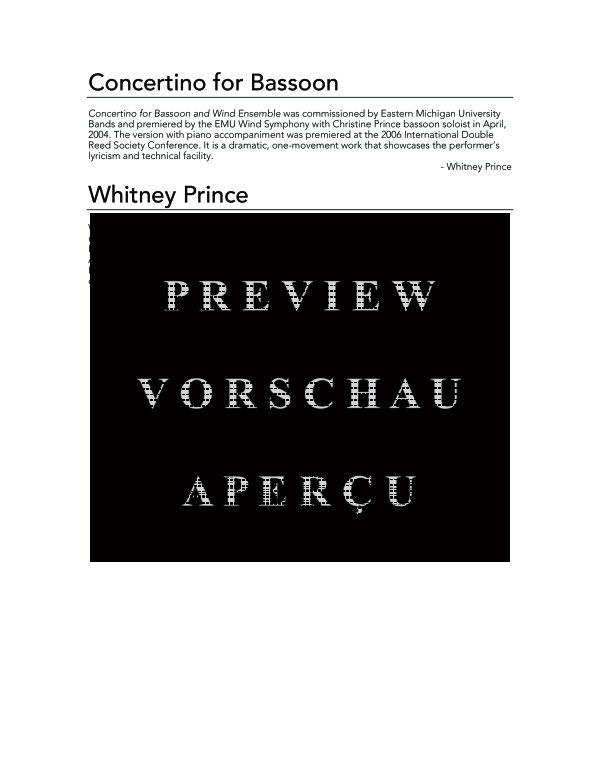 gallery: Concertino, , (Fagott und Klavier)