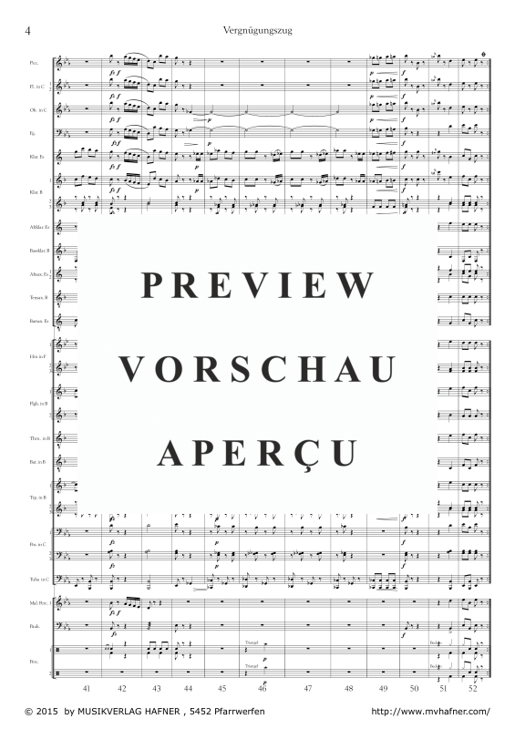 Product gallery: Page 9 of 11 Vergnügungszug, , (large wind orchestra)