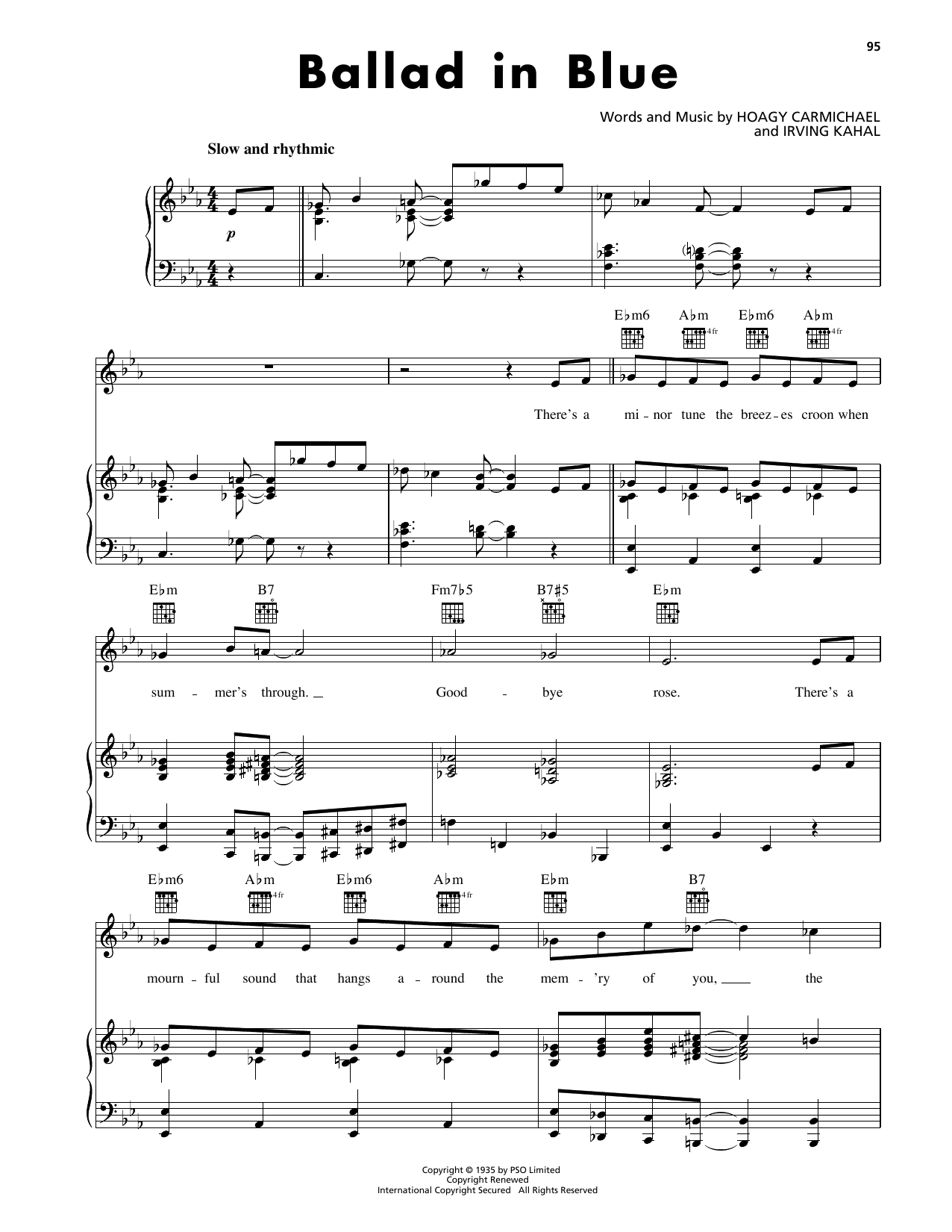 Product picture to: Ballad In Blue