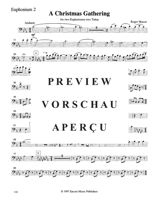 Product gallery: Page 16 of 21 A Christmas Gathering , , (Tuba Quartett EETT)