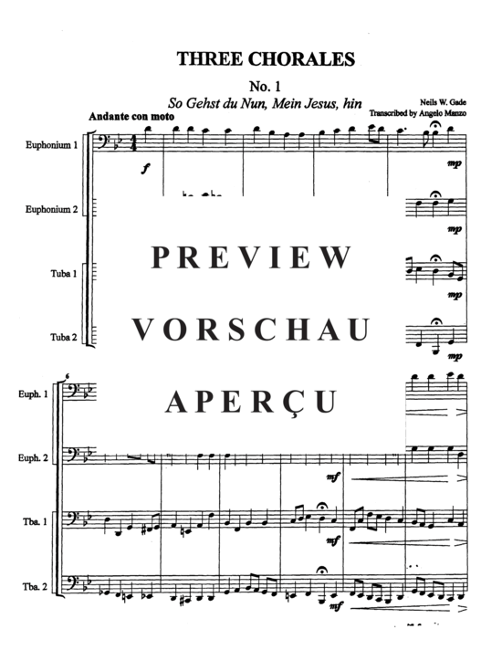 Product gallery: Page 3 of 10 Three Chorales , , (Tuba Quartett EETT)