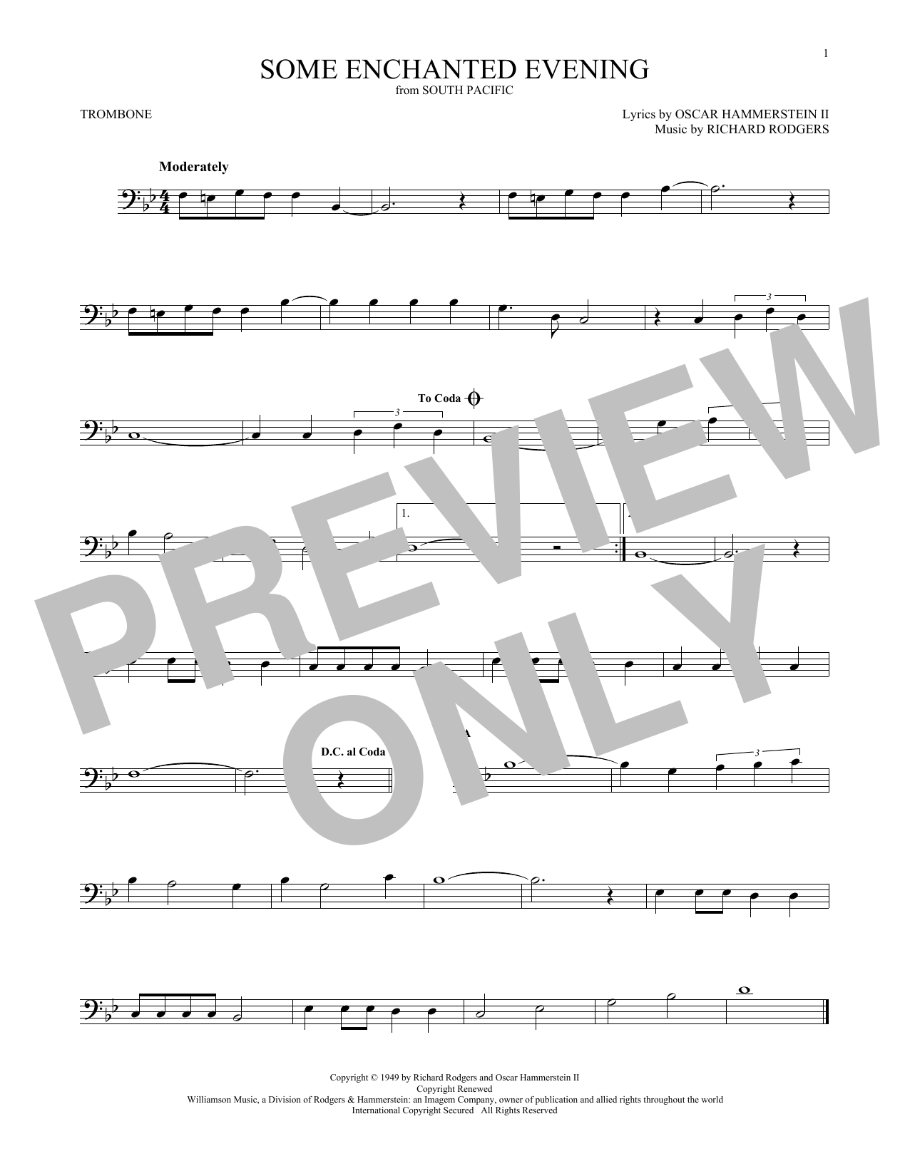 Product gallery: Page 1 of 1 Some Enchanted Evening, Rodgers & Hammerstein