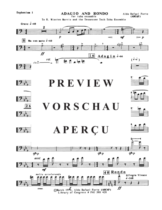 Product gallery: Page 15 of 21 Adagio and Rondo , , (Tuba Quartett EETT)