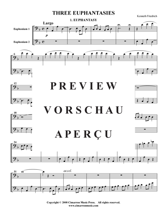 gallery: Drei Euphantasies , , (2x Bariton/Posaune)
