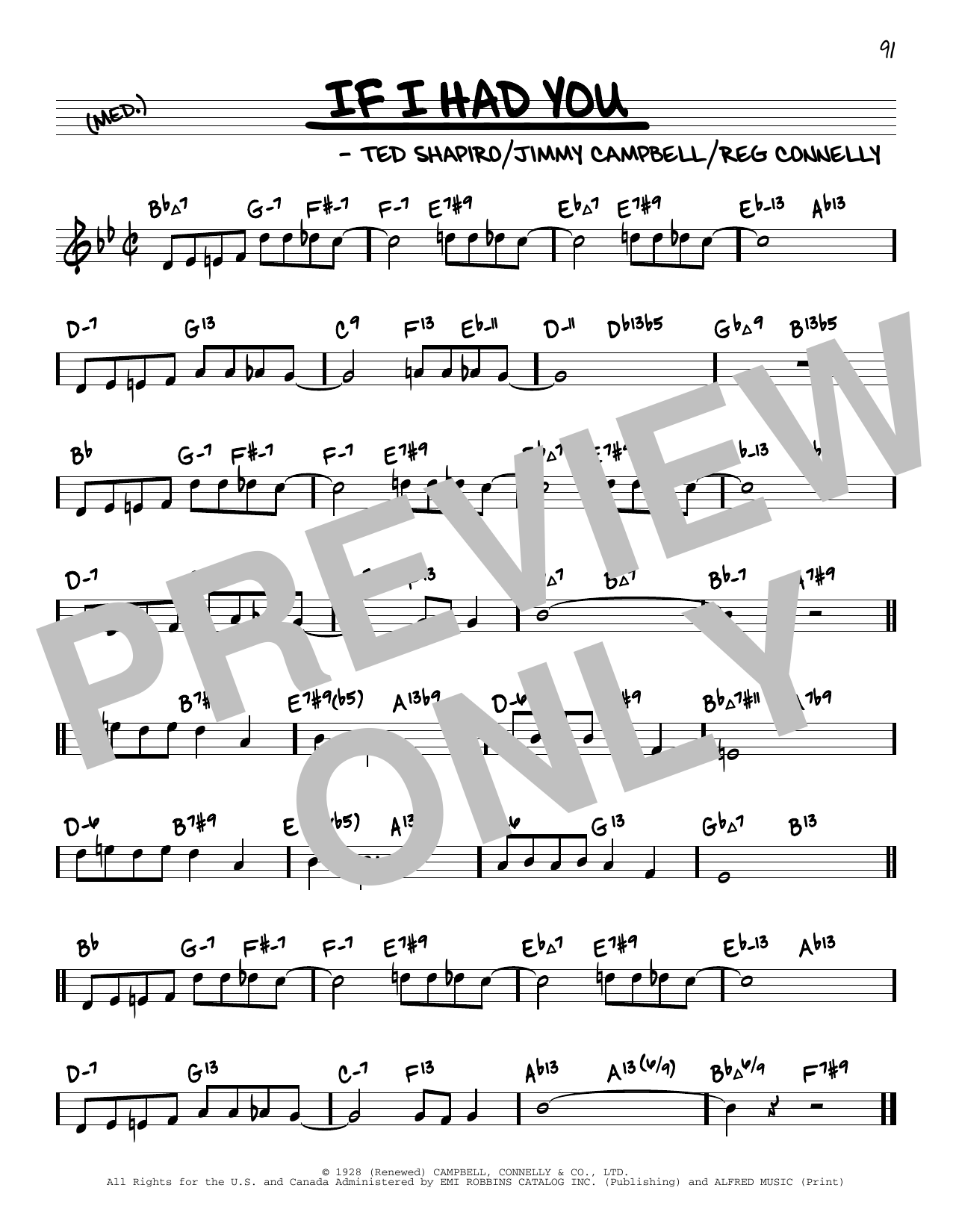Product picture to: If I Had You (arr. David Hazeltine)