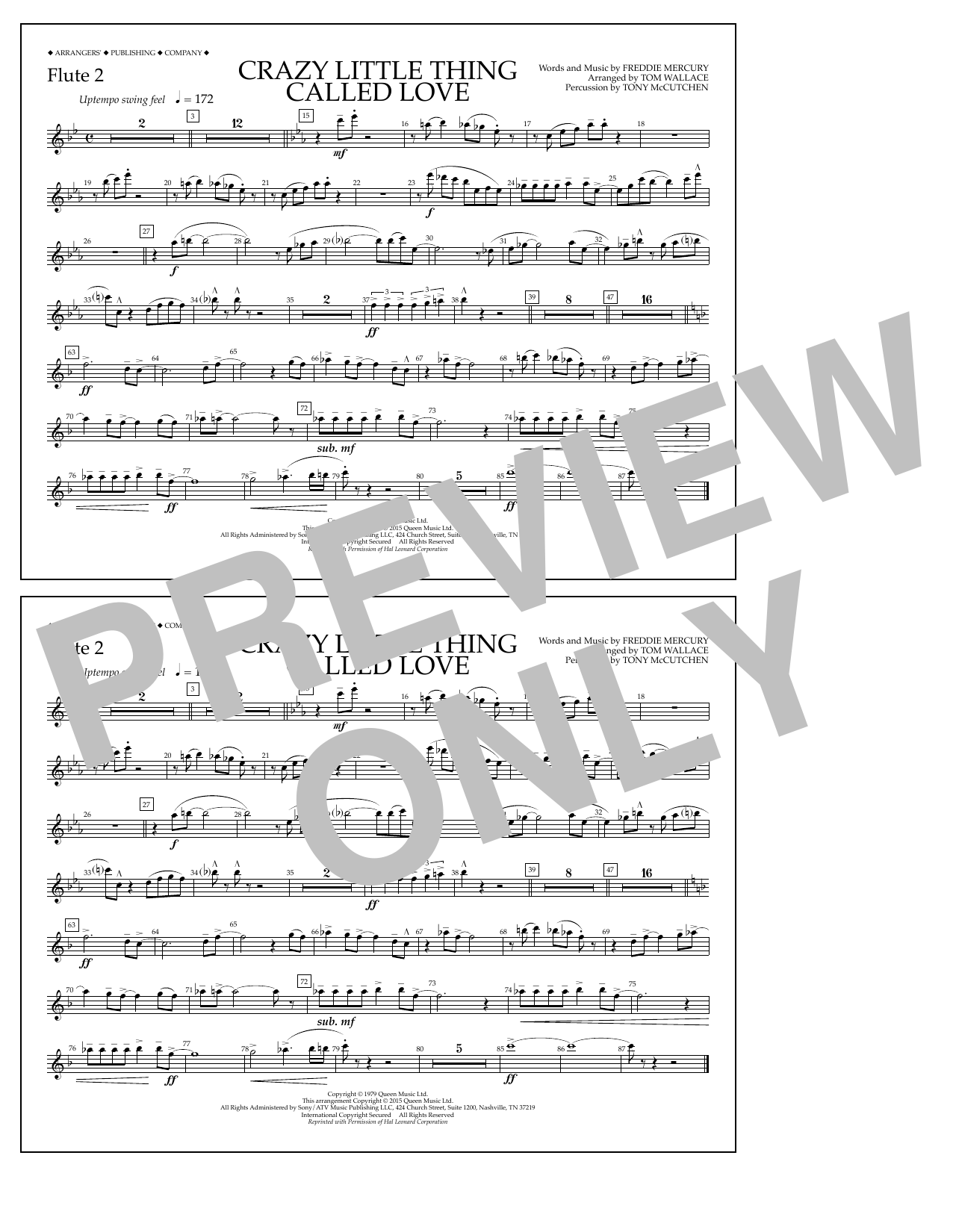 Produktbild zu: Crazy Little Thing Called Love - Flute 2