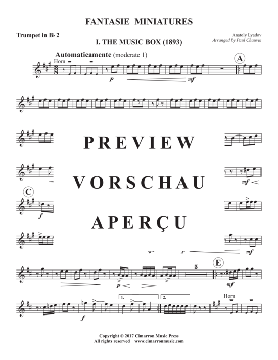Produktgalerie: Seite 21 von 21 Fantasie Miniatures , , (Blechbläserquintett)