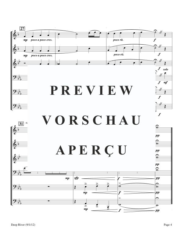 Produktgalerie: Seite 6 von 11 Deep River, , BlechblÀser Sextett