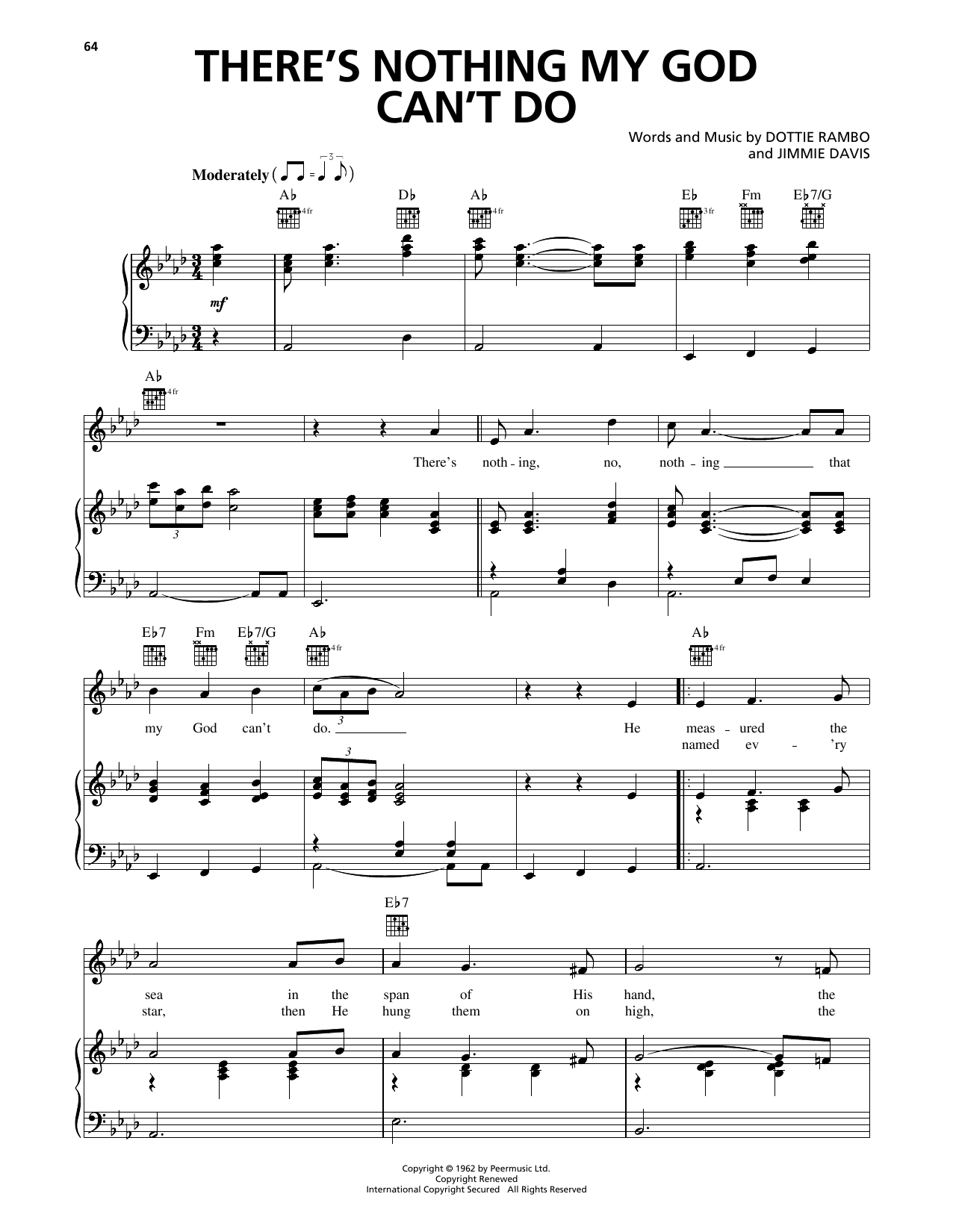Produktbild zu: There's Nothing My God Can't Do