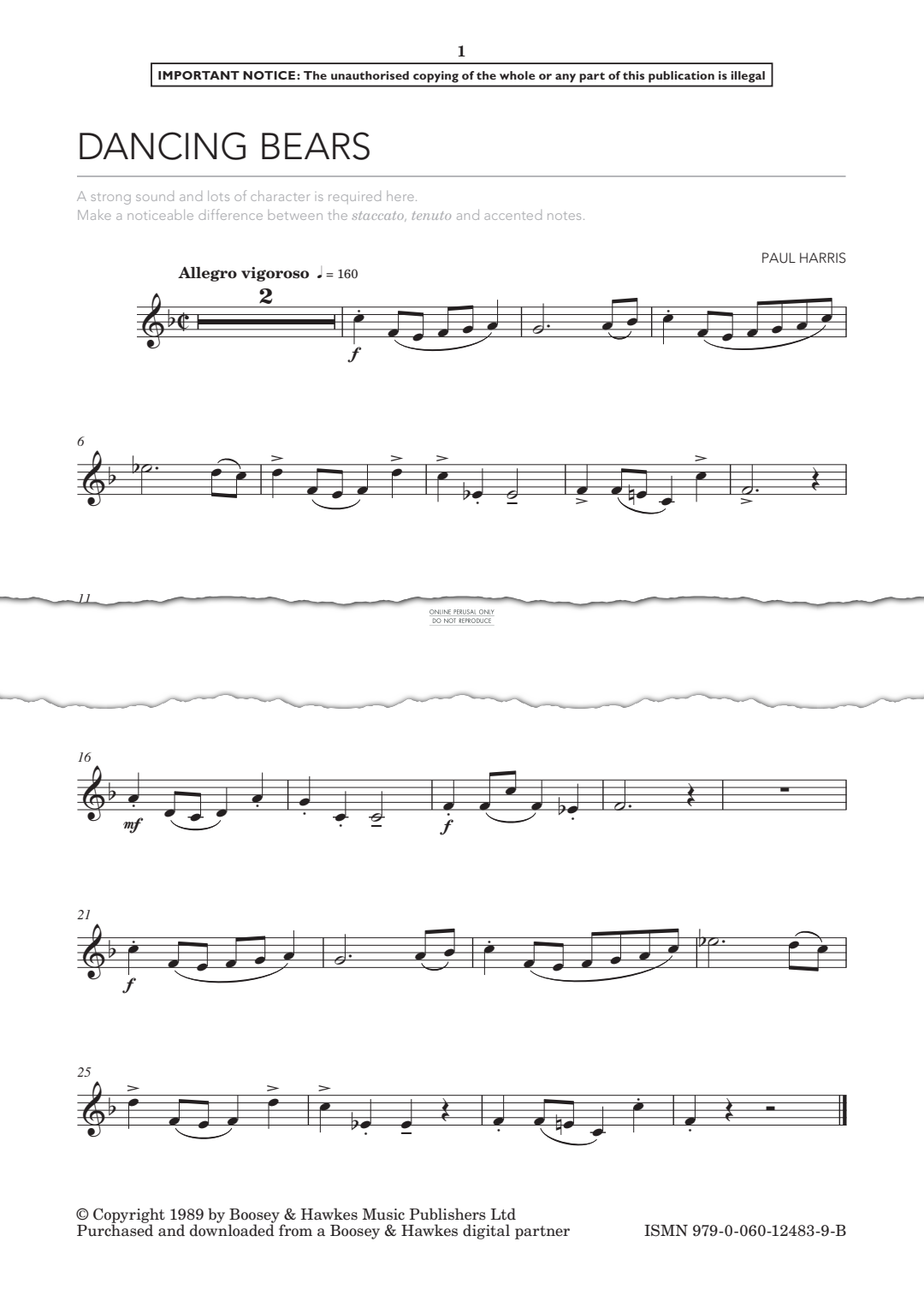 Produktgalerie: Seite 1 von 1 Dancing Bears, Paul Harris, Klavier, Oboe