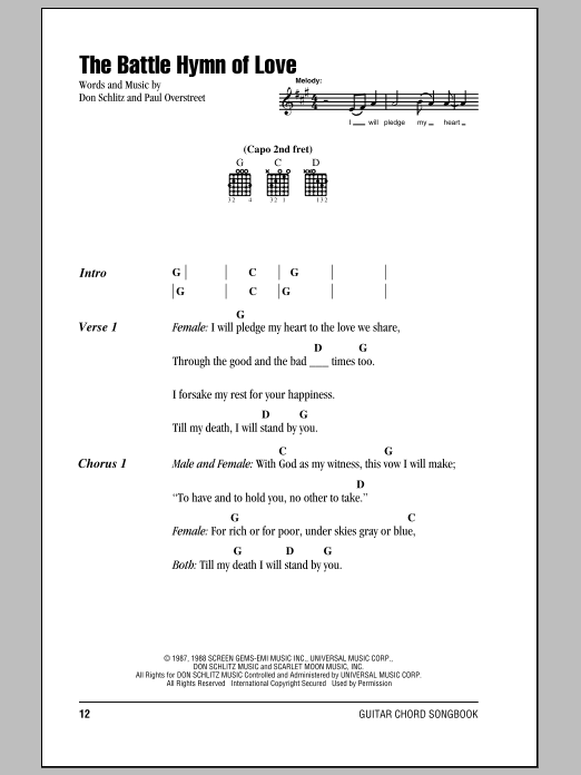 Produktbild zu: The Battle Hymn Of Love