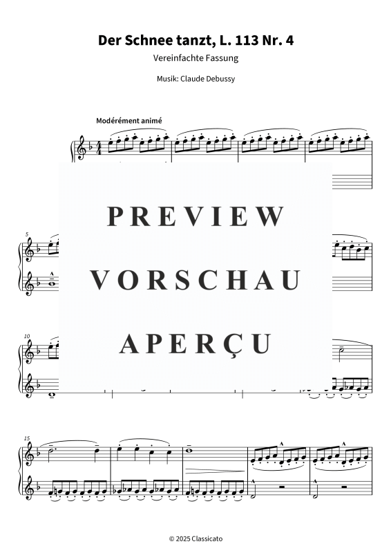 Product gallery: Page 5 of 6 Der Schnee tanzt - Vereinfachte Fassung, , Piano Solo