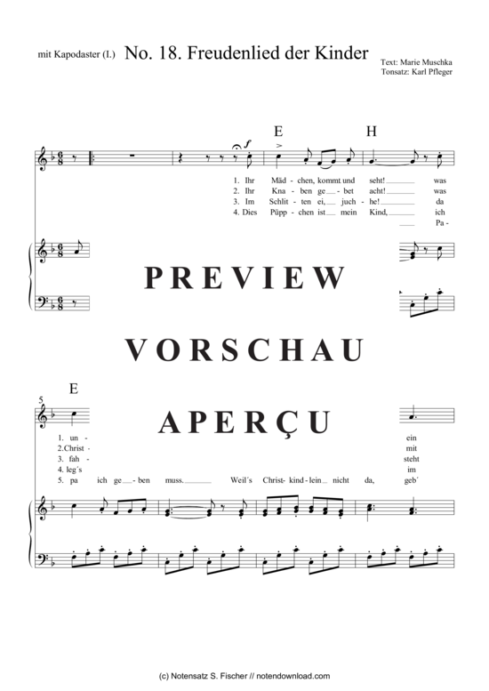 Product gallery: Page 4 of 5 Freudenlied der Kinder (inklusive Kapo-Version)  (Klavier + Gesang) , , )
