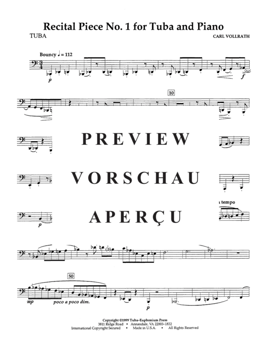 gallery: Recital Piece No 1 , , (Tuba + Klavier)