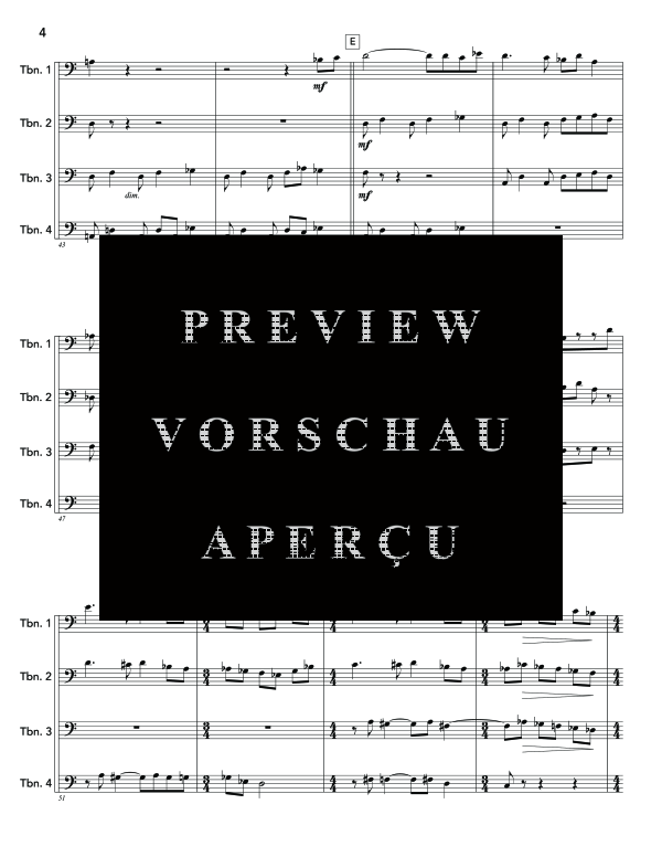 Product gallery: Page 8 of 11 Rotunda Quartet, Op. 242, , (Trombone quartet)