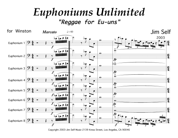 Produktgalerie: Seite 1 von 11 Euphonium´s Unlimited, , (Euphonium Ensemble EEEEEEEE)
