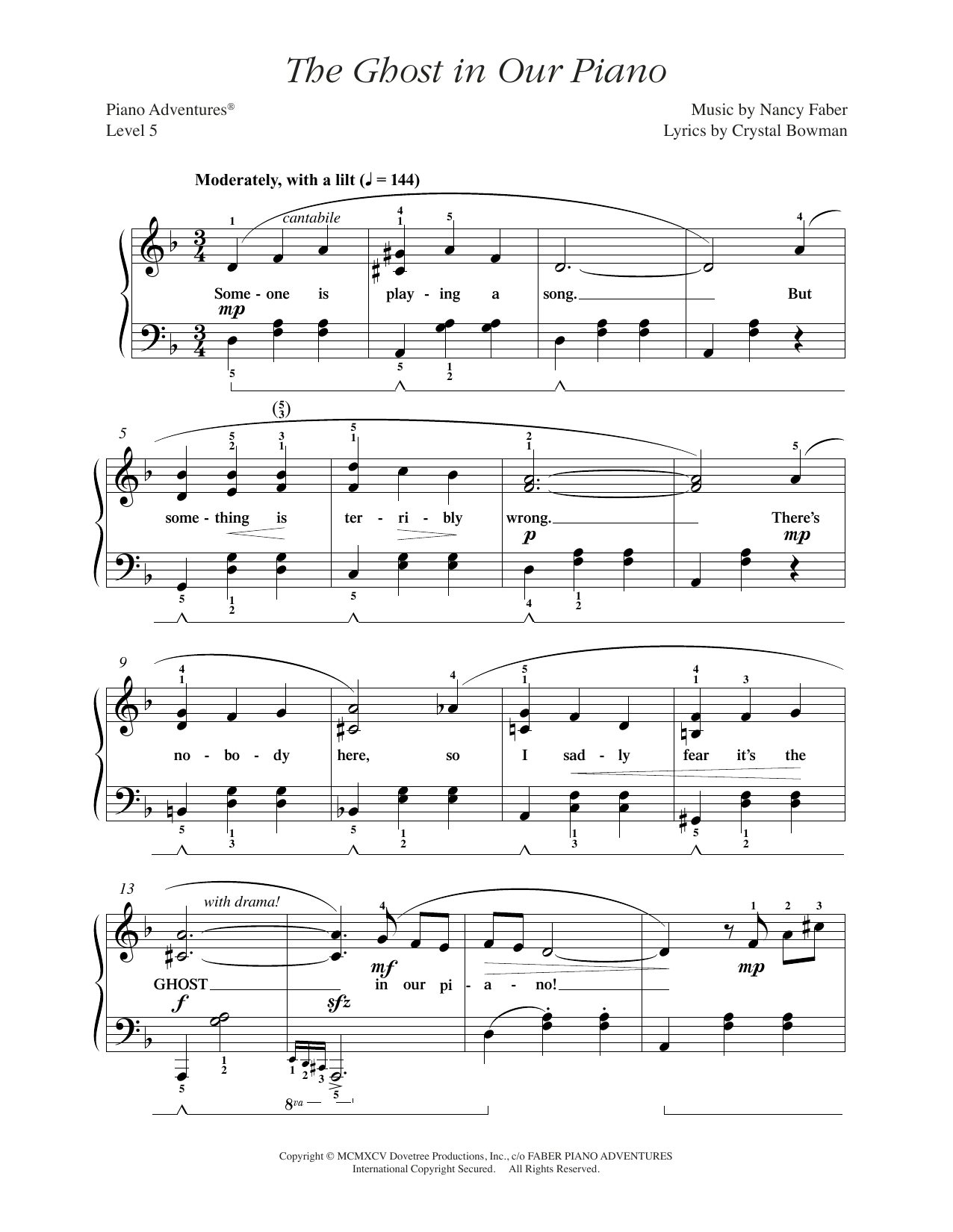 Product gallery: Page 1 of 1 The Ghost in Our Piano, Nancy Faber