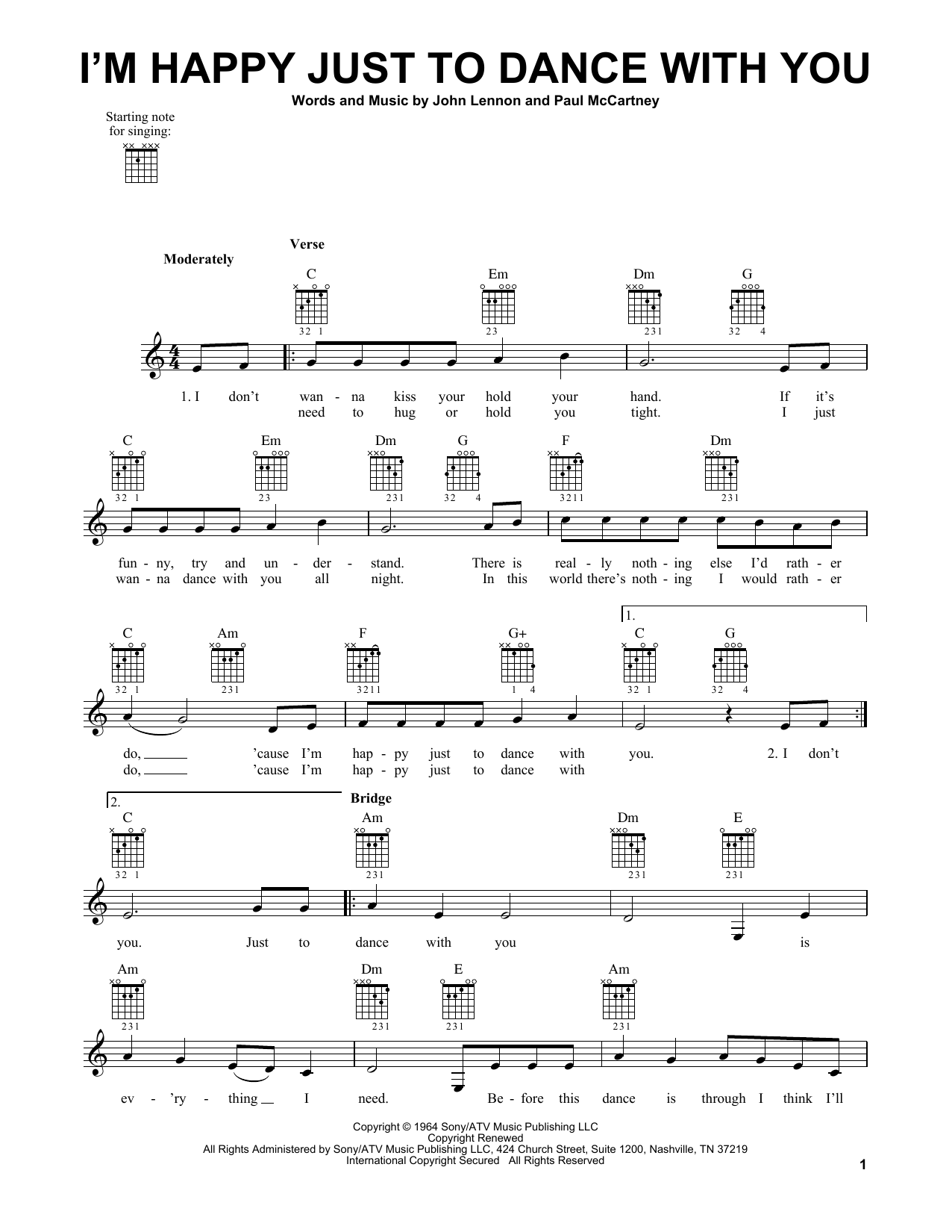 Produktbild zu: I'm Happy Just To Dance With You