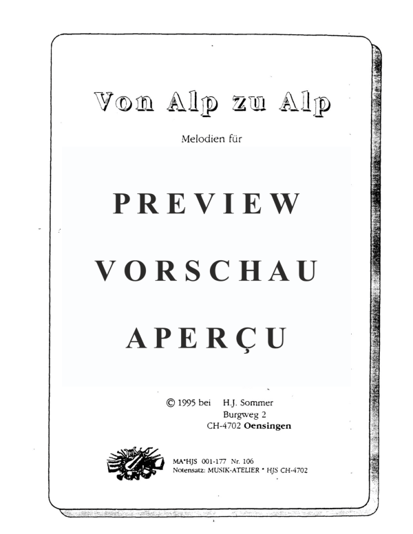 Produktgalerie: Seite 3 von 11 Von Alp zu Alp, , Alphorn