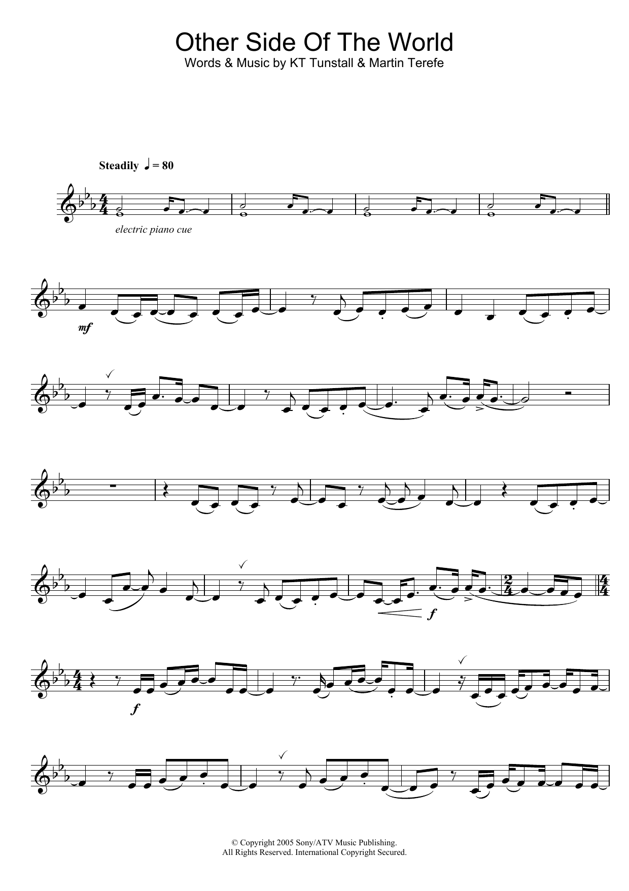 Product gallery: Page 1 of 1 Other Side Of The World, KT Tunstall