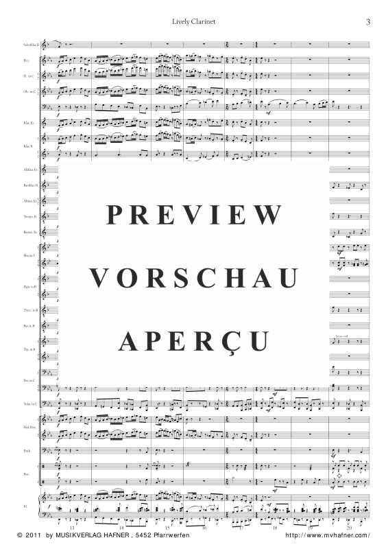 Product gallery: Page 8 of 11 Lively Clarinet, , (large wind orchestra)