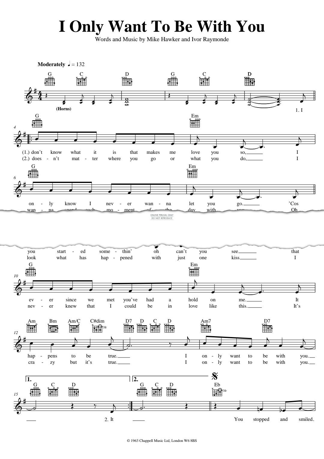 Product gallery: Page 1 of 1 I Only Want To Be With You, Dusty Springfield