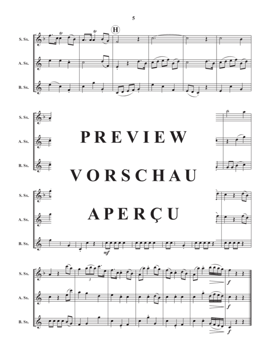 Product gallery: Page 7 of 13 Trio , , (Saxophone Trio SAB)