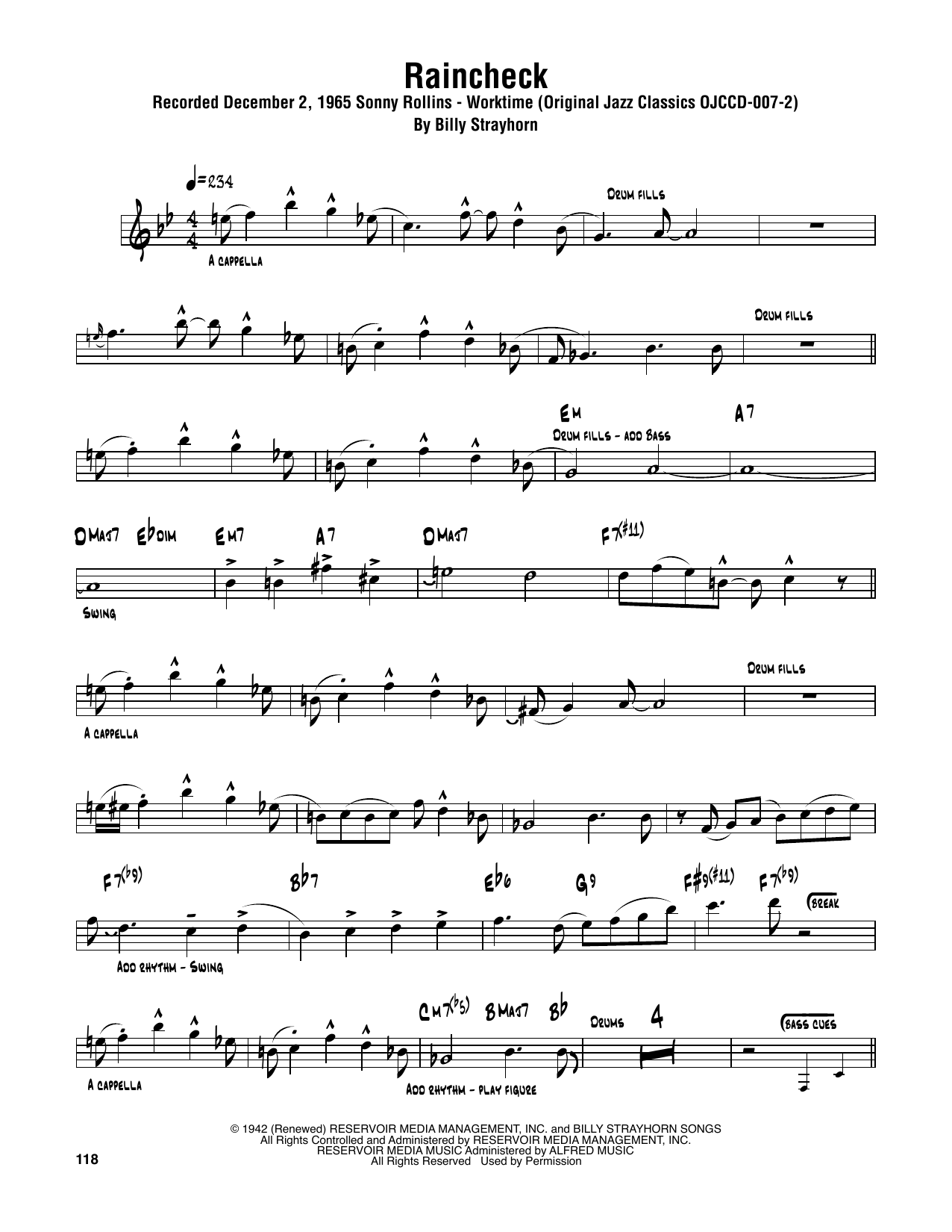 Product gallery: Page 1 of 1 Raincheck, Sonny Rollins