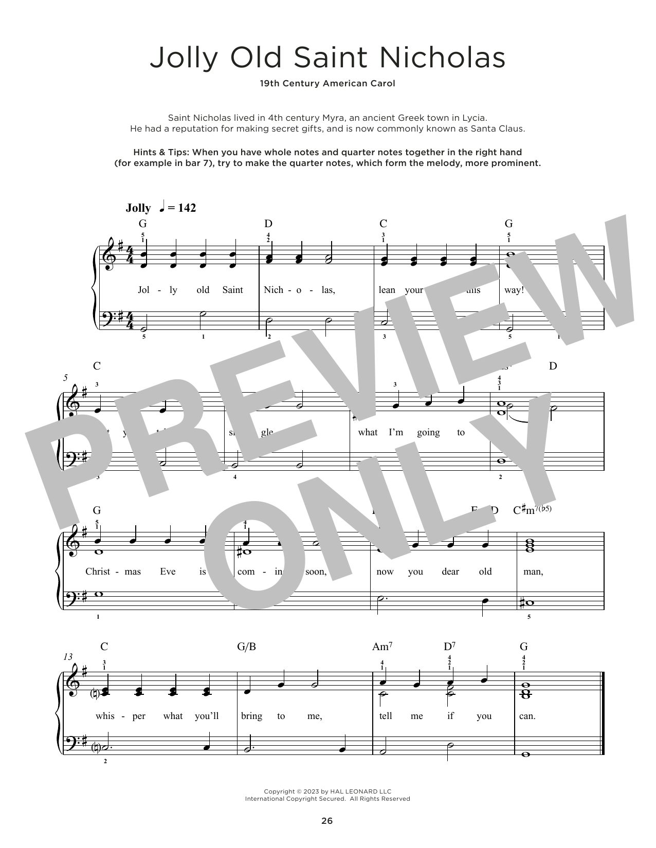 Produktbild zu: Jolly Old St. Nicholas