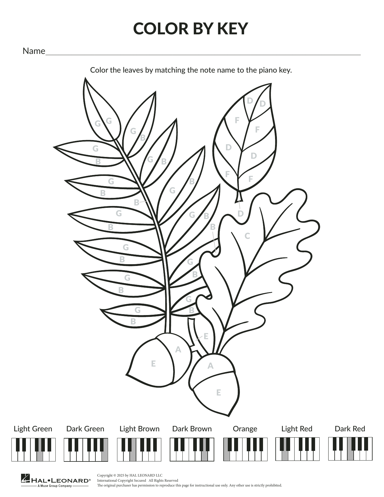 Produktgalerie: Seite 1 von 1 Color By Key: Autumn Leaves, Brittany McCorriston