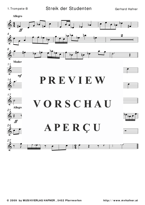 gallery: Streik der Studenten, , (Blechbläser Quintett)