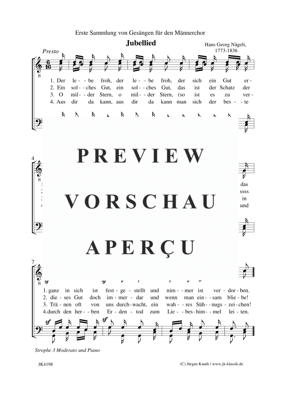 gallery: Jubellied, , Männerchor