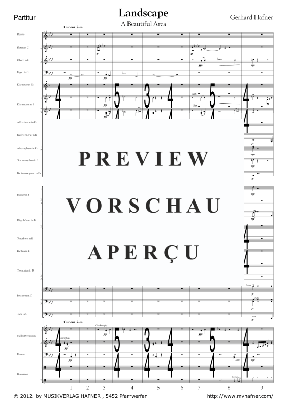 Product gallery: Page 6 of 11 Landscape, , (large wind orchestra)