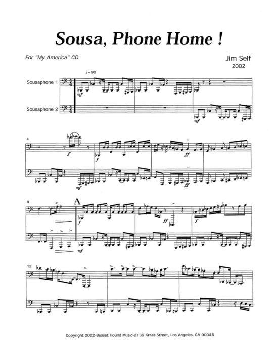 Produktbild zu: Sousa, Phone Home! Jim Self