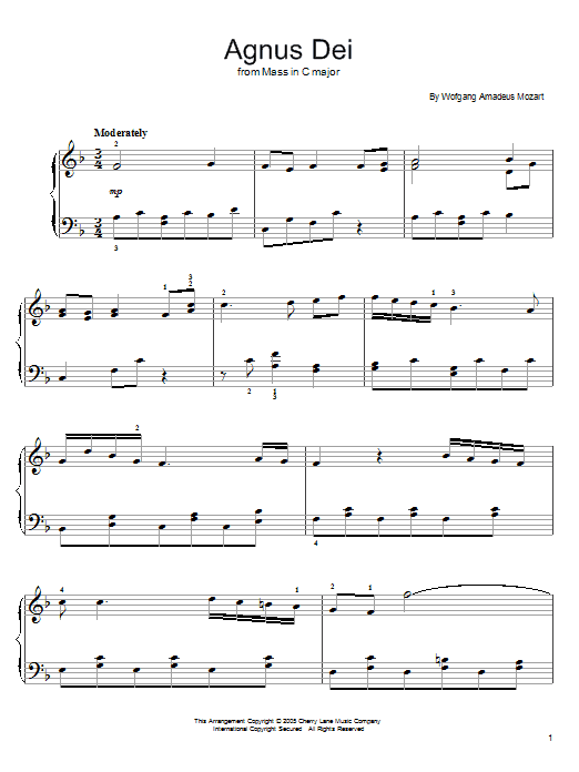 Product picture to: Agnus Dei, Excerpt