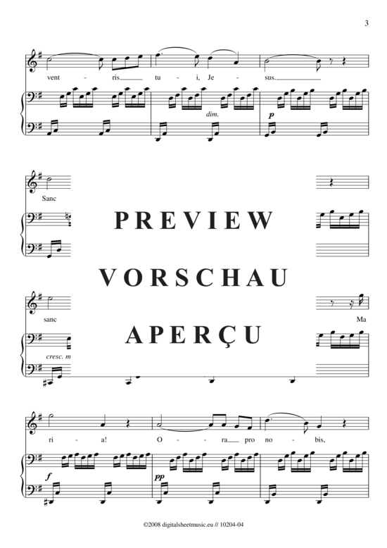 Product gallery: Page 4 of 5 Ave Maria hoch , , (d´ - h´´)