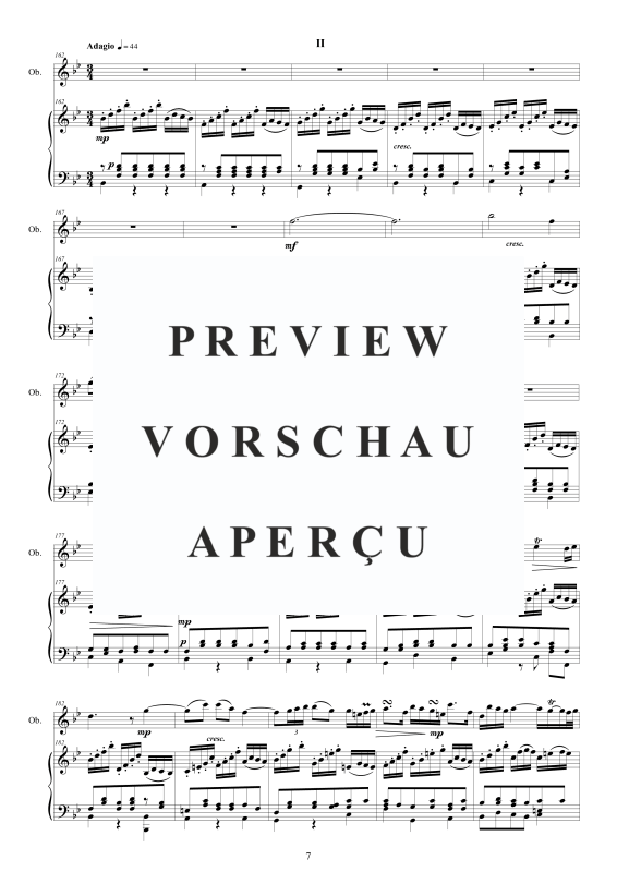 Produktgalerie: Seite 8 von 11 Oboe Concerto No.2 in D-Moll Op.9, , Oboe Solo und Klavier/Cembalo