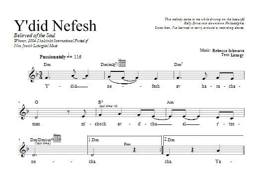 Product gallery: Page 1 of 1 Y'did Nefesh, Rebecca Schwartz